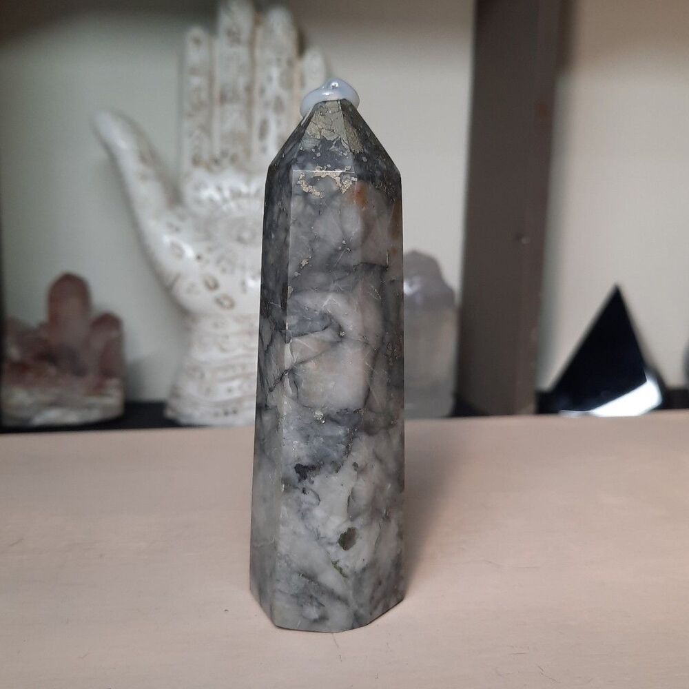 Chalchopyrite Crystal Tower